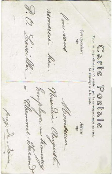 画像2: 薔薇とチューリップのお花と女の子 フランス1910年頃 (2)