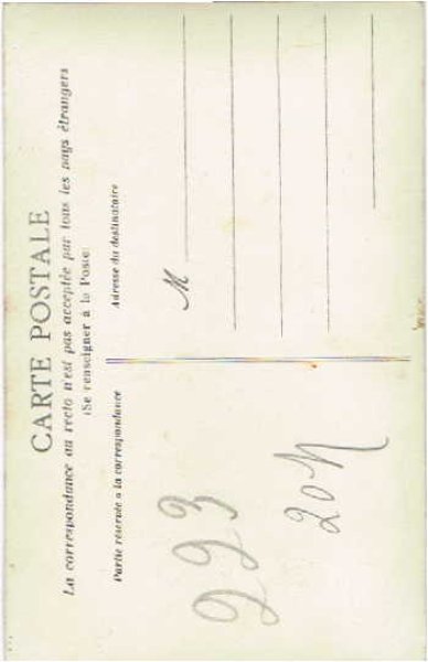 画像2: 猫と女の子　フランス1910年頃 (2)