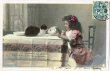 画像1: 猫と女の子のお食事　フランス1904年 (1)