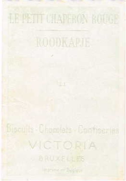 画像2: トレードカード 赤ずきんちゃんとオオカミ ベルギー (2)