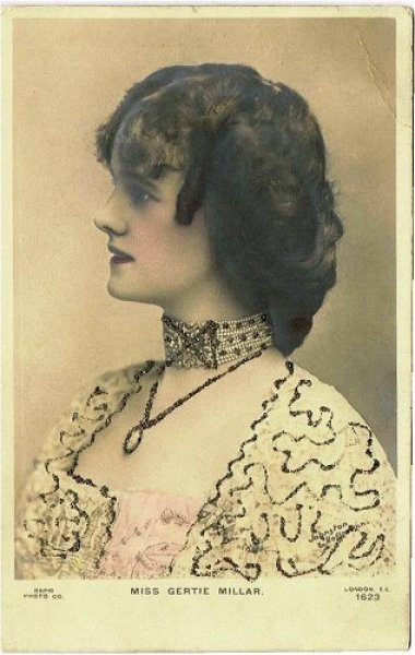 画像1: イギリス女優　Miss Gertie Millar (1)