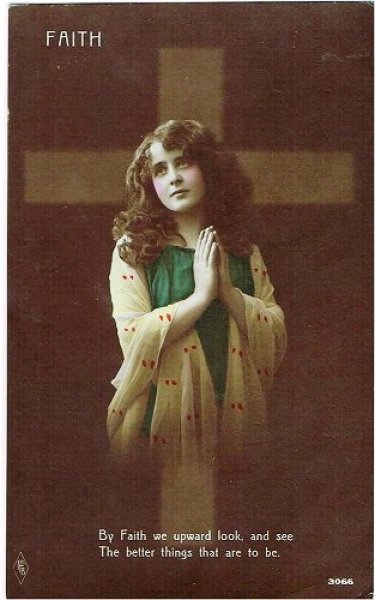 画像1: 祈る女性と十字架　1915年 (1)