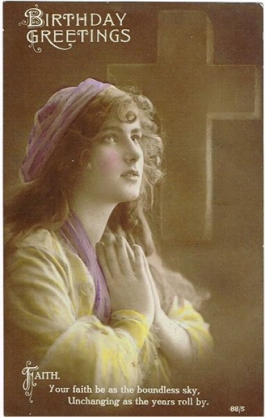 画像1: 祈る女性と十字架　1924年 (1)