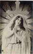 画像1: 祈る女性と十字架　1910年代 未使用 (1)