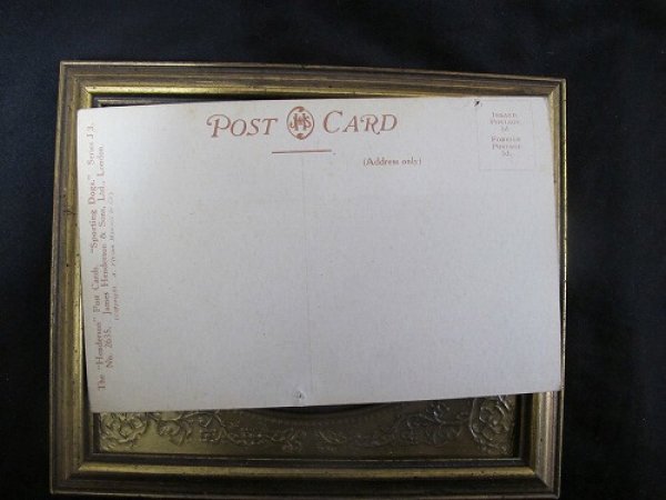 画像3: Postcard  ラブラドール・レトリバー犬 黒ラブ 未使用 1910年代頃 (3)