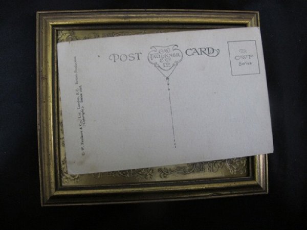 画像3: Postcard  箱の中の犬 ヨークシャーテリア? 未使用 (3)