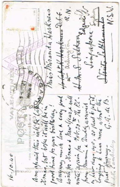 画像2: Postcard  チャウチャウ 犬 1940年 (2)