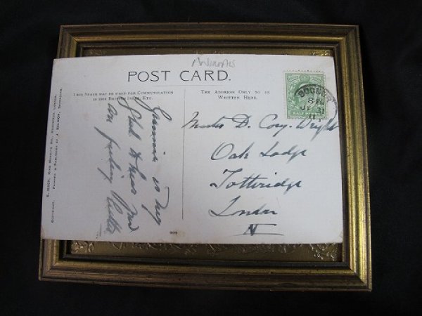 画像3: Postcard  牧場から逃げ出す2匹の豚さん 1911年 (3)