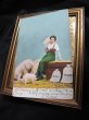 画像2: Postcard 　豚の家族と女性とお金の入った袋　1914年 (2)