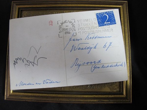 画像3: Postcard  煙突掃除夫と子豚さん 1956年 (3)