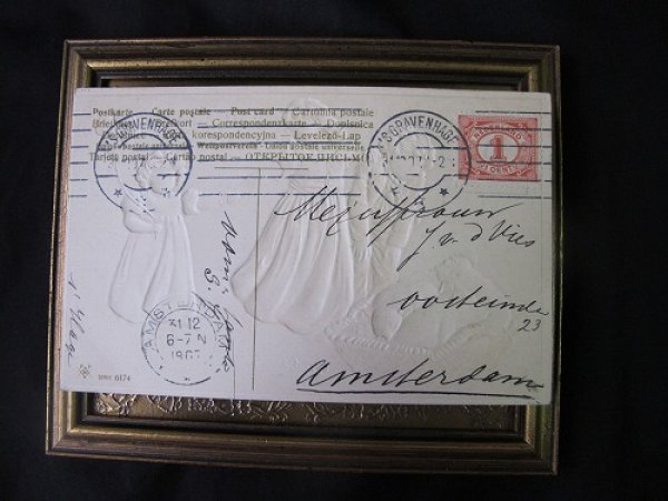 画像3: Postcard  子豚と子どもたち Marie Flatscher 1907年 (3)