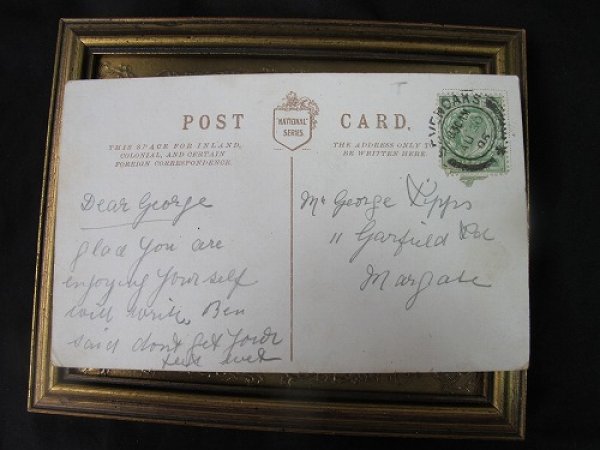 画像3: Postcard  お食事中の豚さん 1906年 (3)