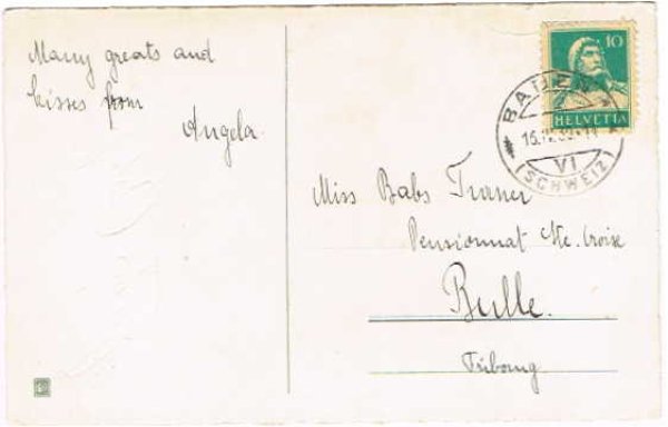 画像2: Postcard  イースター ヒヨコの絵描きさん 1939年 (2)