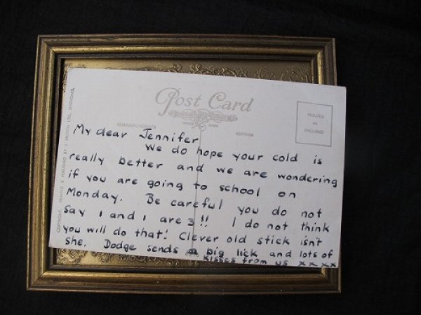 画像3: Postcard 　森の学校フクロウの先生　キノコ椅子 (3)