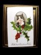 画像2: Postcard 　クリスマス　ハチワレ猫　Helena Maguire　1910年頃 (2)