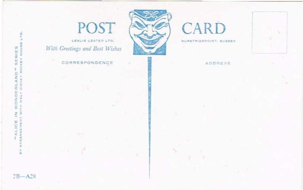 画像2: Postcard 　童話　不思議の国のアリス　チェシャ猫と公爵夫人 (2)