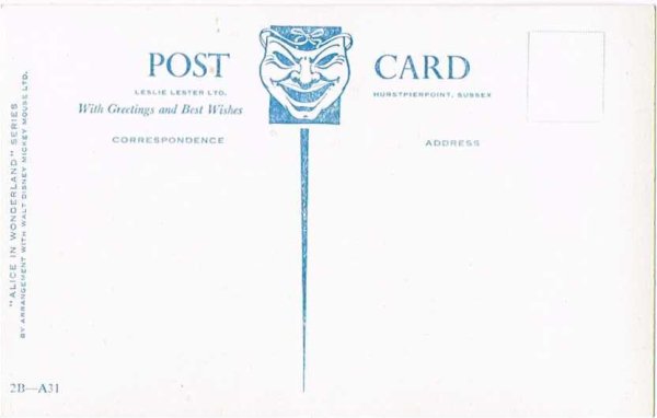 画像2: Postcard 　童話　不思議の国のアリス　輪になって踊るアリスたち (2)