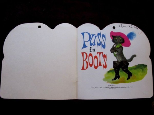 画像2: Vintage Book　洋書　長靴をはいた猫　Puss in Boots (2)
