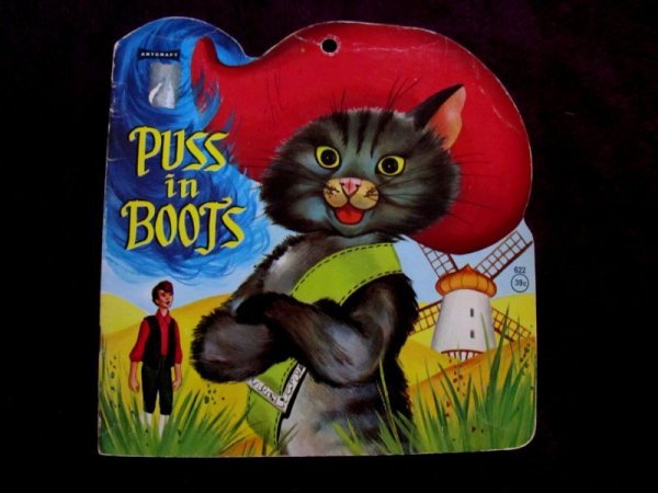 画像1: Vintage Book　洋書　長靴をはいた猫　Puss in Boots (1)