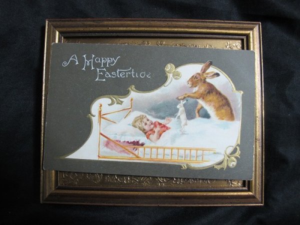 画像2: Postcard  イースター ウサギさんから子ウサギのプレゼント! (2)