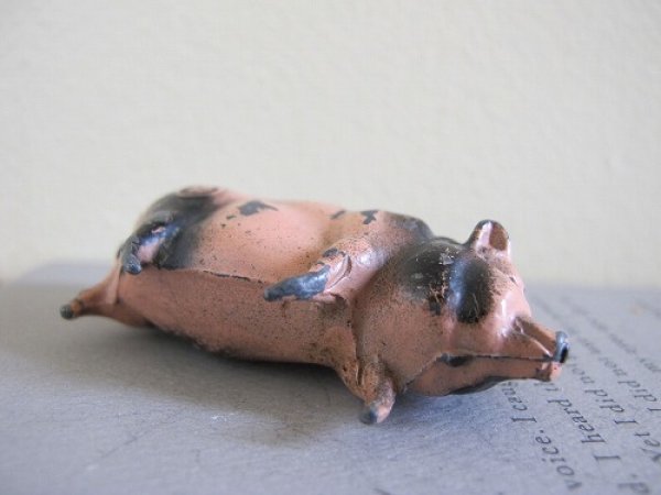 画像4: Lead Figurine  ブタさん (クロブチ) (4)
