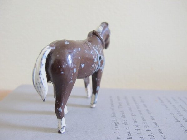 画像5: Lead Toy  アンティーク メタルフィギュリン 馬 (5)
