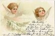 画像1: Postcard  クリスマスの天使　Ellen Clapsaddle？　1900年 (1)