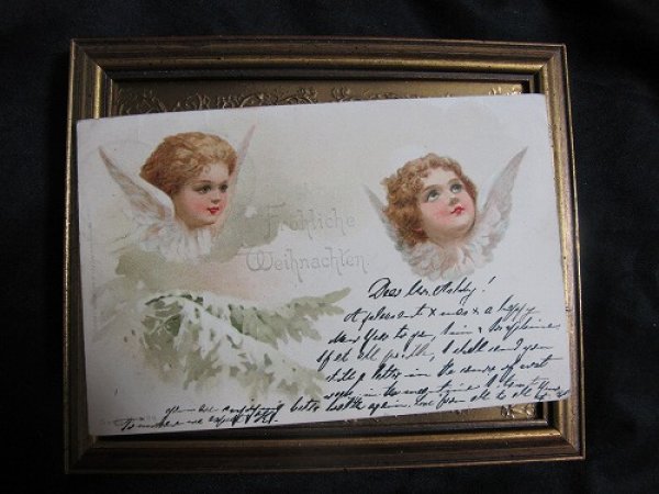 画像2: Postcard  クリスマスの天使 Ellen Clapsaddle? 1900年 (2)