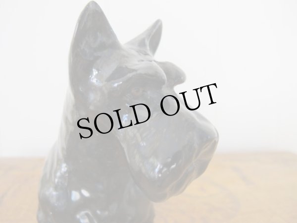 画像6: Vintage Terrier Dog Figure イギリス スコティッシュ・テリア犬のフィギュア 陶器 (6)