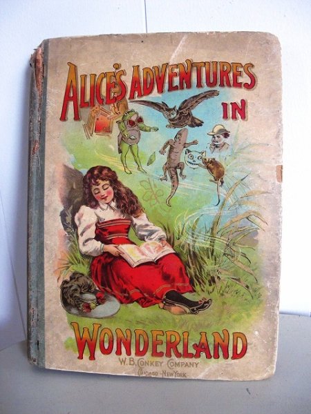 画像1: Vintage Book  洋書　不思議の国のアリス　1900年頃 (1)