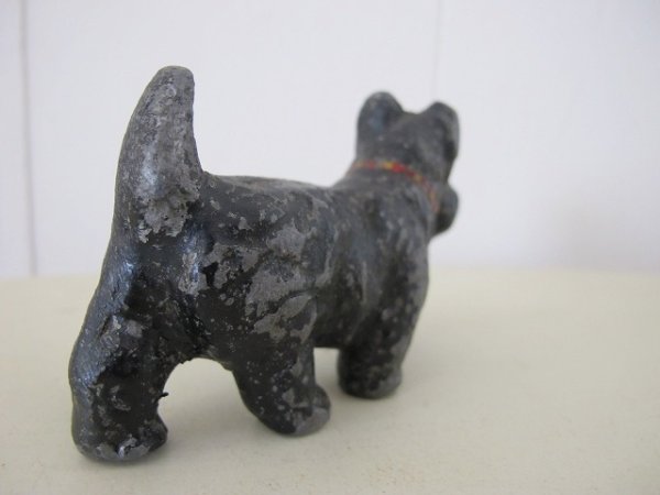 画像5: Vintage Terrier Dog Figurine イギリス　スコティッシュ・テリア犬　メタルフィギュリン　鉛製 (5)