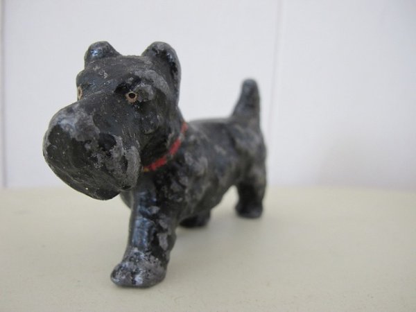 画像3: Vintage Terrier Dog Figurine イギリス　スコティッシュ・テリア犬　メタルフィギュリン　鉛製 (3)