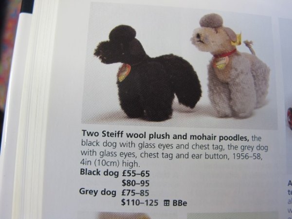 画像6: Vintage Stuffed Toy  Steiff シュタイフ 小さなプードル犬 グレー (6)