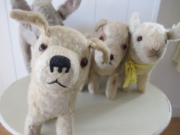 画像9: Vintage Stuffed Toy 　アンティーク　古い犬のぬいぐるみ　立ち耳　イギリス (9)