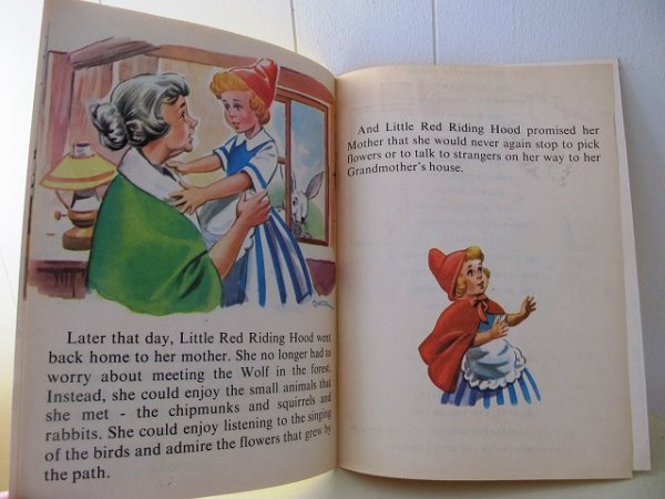 画像9: Vintage Book 洋書 赤ずきんちゃんとオオカミ Little Red Riding Hood (9)
