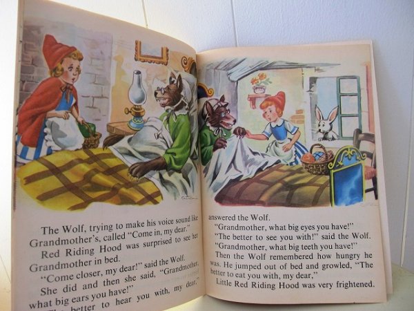 画像7: Vintage Book 洋書 赤ずきんちゃんとオオカミ Little Red Riding Hood (7)