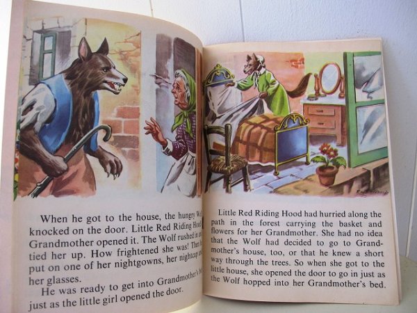 画像6: Vintage Book 洋書 赤ずきんちゃんとオオカミ Little Red Riding Hood (6)