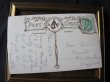 画像2: Postcard  十字架とスズランのお花　1911年 (2)