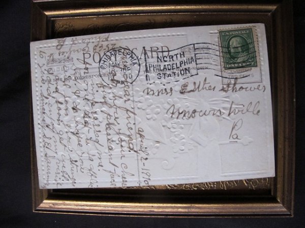 画像2: Postcard 　忘れな草のお花とリボン (2)