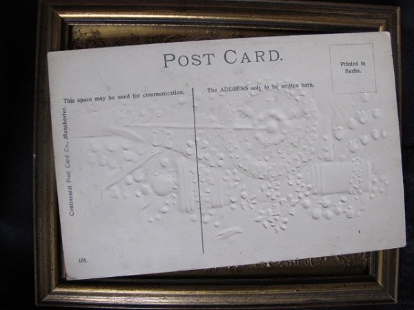 画像2: Postcard スミレとスズランのお花の大砲 ツバメ 未使用 (2)