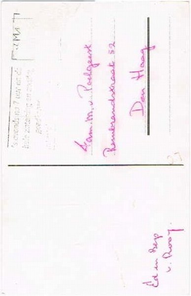 画像2: Postcard  笛を吹く天使と動物たち バンビ・ウサギ・リス (2)