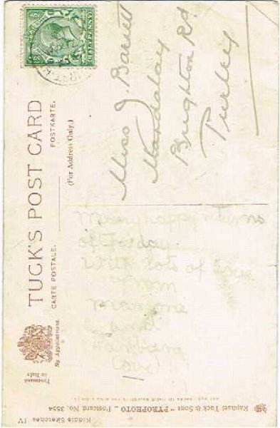 画像2: Postcard  井戸水を汲む子どもたち Bertiglia 1917年 (2)