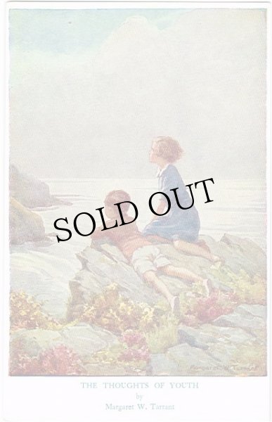 画像1: Postcard  水辺の子供たち　Margaret Tarrant　未使用 (1)