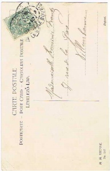 画像2: Postcard  子羊と少女 M.M.VIENNE 1907年 (2)