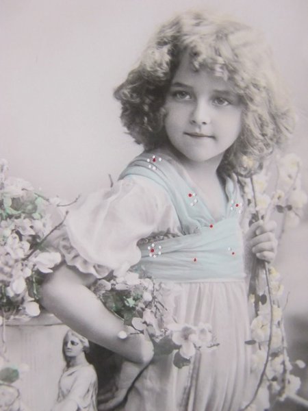 画像2: Postcard  女の子 1910年 (2)