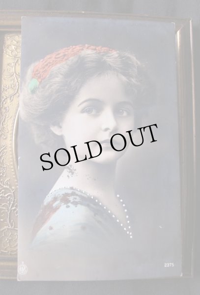 画像1: Postcard  美しい女の子　1912年 (1)