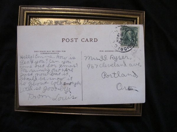 画像2: Postcard  豚さんに捕まえられた男の子　1908年 (2)