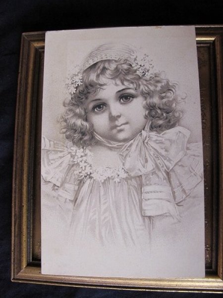 画像2: Postcard  女の子 Francis Brundage?  (2)