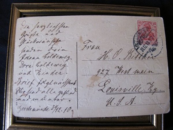 画像2: Postcard  New Year 新年を告げる天使 1910年  (2)