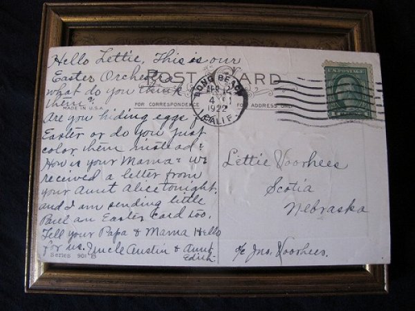 画像3: Postcard イースター ウサギさんの音楽隊 1922年  (3)